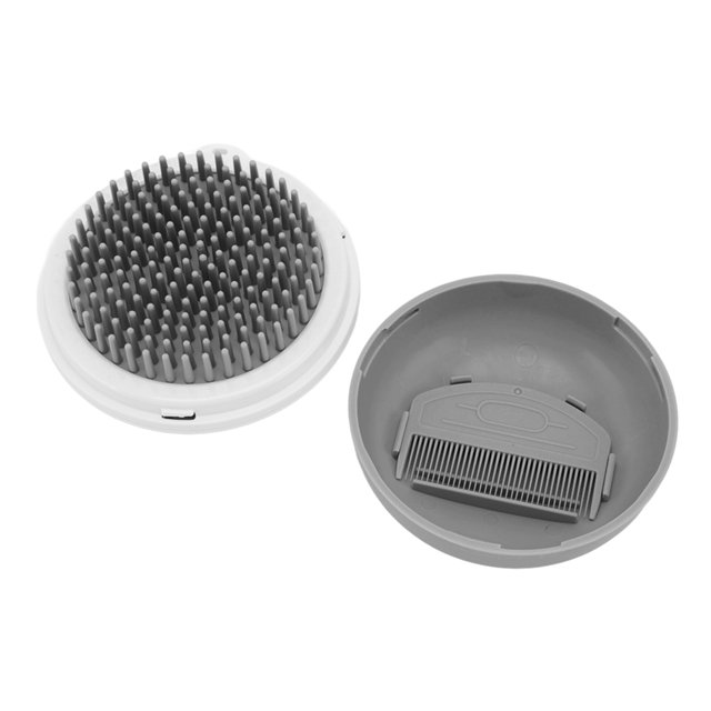 Ccdes Dog Shower Brush, Small Ergonomic Design Pet Bath Brush Prevent Slip Round With Comb For Guinea Pig For Cat