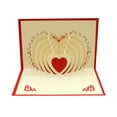 thumbnail image 1 of LSLJS Valentines Day Gifts, Valentine's Day Card Paper Carving Paper Greeting Card Blessing Card, Gift Cards, 1 of 1