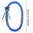 thumbnail image 2 of 2025 Graduation Wreath Handmade Double Braided Ribbon Necklace with Letter Charm for Graduate Party Decorations, 2 of 4