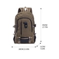 thumbnail image 3 of Vaidha Canvas Bag Casual Men's Backpack Men's Backpack Computer Backpack Student Leisure Backpack Travel Bag, 3 of 4