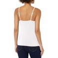 thumbnail image 2 of Hanes Camisole en Coton Extensible pour Femmes avec Soutien-Gorge Intégré, TG, Blanc, 2 of 3
