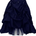 thumbnail image 3 of Fridja Ladies Summer Sleeveless Gothic Style Dark Drawstring Waist Solid Color Dress, 3 of 3