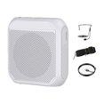 thumbnail image 3 of Voice Amplifier 2200mAh Megaphone Speaker Personal Voice Amplifier for Classroom White, 3 of 9