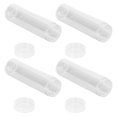 thumbnail image 3 of Tubes de Rangement pour Pièces de Monnaie en Plastique Transparent Rond avec Coussin Éponge pour Collection de Pièces de 25mm / 0.98 Po Tube Transparent pour Pièces de Monnaie, 3 of 8