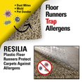 thumbnail image 4 of Resilia - Clear Vinyl Plastic Floor Runner/Protector for Low Pile Carpet - Skid-Resistant Decorative Pattern, (27 Inches Wide x 12 Feet Long), 4 of 5