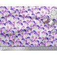thumbnail image 3 of Soimoi Poly Georgette Fabric Flower Watercolor Decor Fabric Printed Yard 52 Inch Wide, 3 of 3