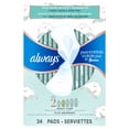 thumbnail image 3 of Always Pure Cotton with FlexFoam Pads, Size 2, Heavy, with Wings, Unscented, 3 of 17