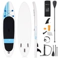 thumbnail image 1 of Goplus 10' Inflatable Stand Up Paddle Board SUP Adjustable Paddle Backpack Pump, 1 of 10