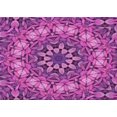 thumbnail image 1 of Ahgly Company Machine Washable Indoor Rectangle Transitional Medium Violet Red Pink Area Rugs, 4' x 6', 1 of 7