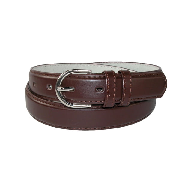 CTM® Leather 1 1/8 Inch Dress Belt (Women's)