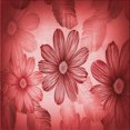 thumbnail image 1 of Ahgly Company Tapis d'Intérieur Lavables à la Machine, Carrés, Transitionnels, Rouges, 7 Pieds Carrés, 1 of 7