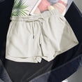 thumbnail image 1 of Simua Women Wide Leg Pants Drawstring Elastic Waist Women Shorts, 1 of 3