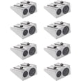 thumbnail image 1 of UsTZtai Aluminum Alloy Pencil Sharpener, Double Hole Metal Sharpener for Writing Utensils, Portable Pen Planer Tool, 1 of 1