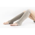 thumbnail image 2 of FhsagQ Socks Women Socks 80S Party Ribbed Knit Dance Sports Leg Warmer Womens Men 80S Party Ribbed Knit Dance Sports Leg Warmer Womens Socks Fishnet Grey One Size, 2 of 7