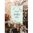 thumbnail image 3 of Darling Souvenir MADE WITH LOVE PersonalizedWelcomeSignFor Bridal Shower,Geometrical Lines With Roses,Bridal Shower Collection Great For Your Celebrations- 18x 12, 3 of 5