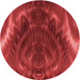 thumbnail image 1 of Ahgly Company Tapis d'Intérieur Ronds Transitionnels Rouges Lavables à la Machine, 7 Pieds Rond, 1 of 7