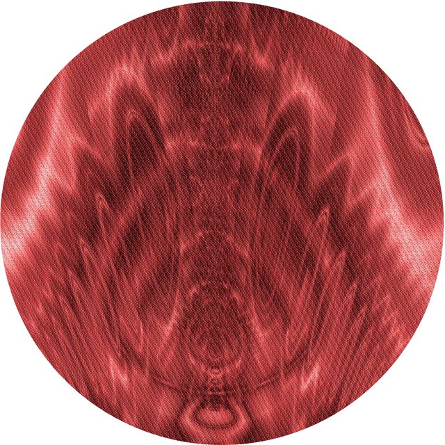 Ahgly Company Tapis d'Intérieur Ronds Transitionnels Rouges Lavables à la Machine, 7 Pieds Rond