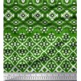 thumbnail image 1 of Soimoi Viscose Chiffon Fabric Aztec Geometric Printed Craft Fabric by The Yard 42 Inch Wide, 1 of 3