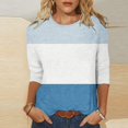 thumbnail image 2 of Pompotops T-shirt d'Été pour Femme, Mode, Ajusté, à Nouer, Col Rond, Manches Courtes, Liquidation, 2 of 5