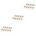 thumbnail image 2 of mmirethe Shoe Repair Replacement Dowels High Heel Tips Taps Pads Enhanced Performance Apricot Fine 12mm 12mm Thin Pin 3Set, 2 of 6