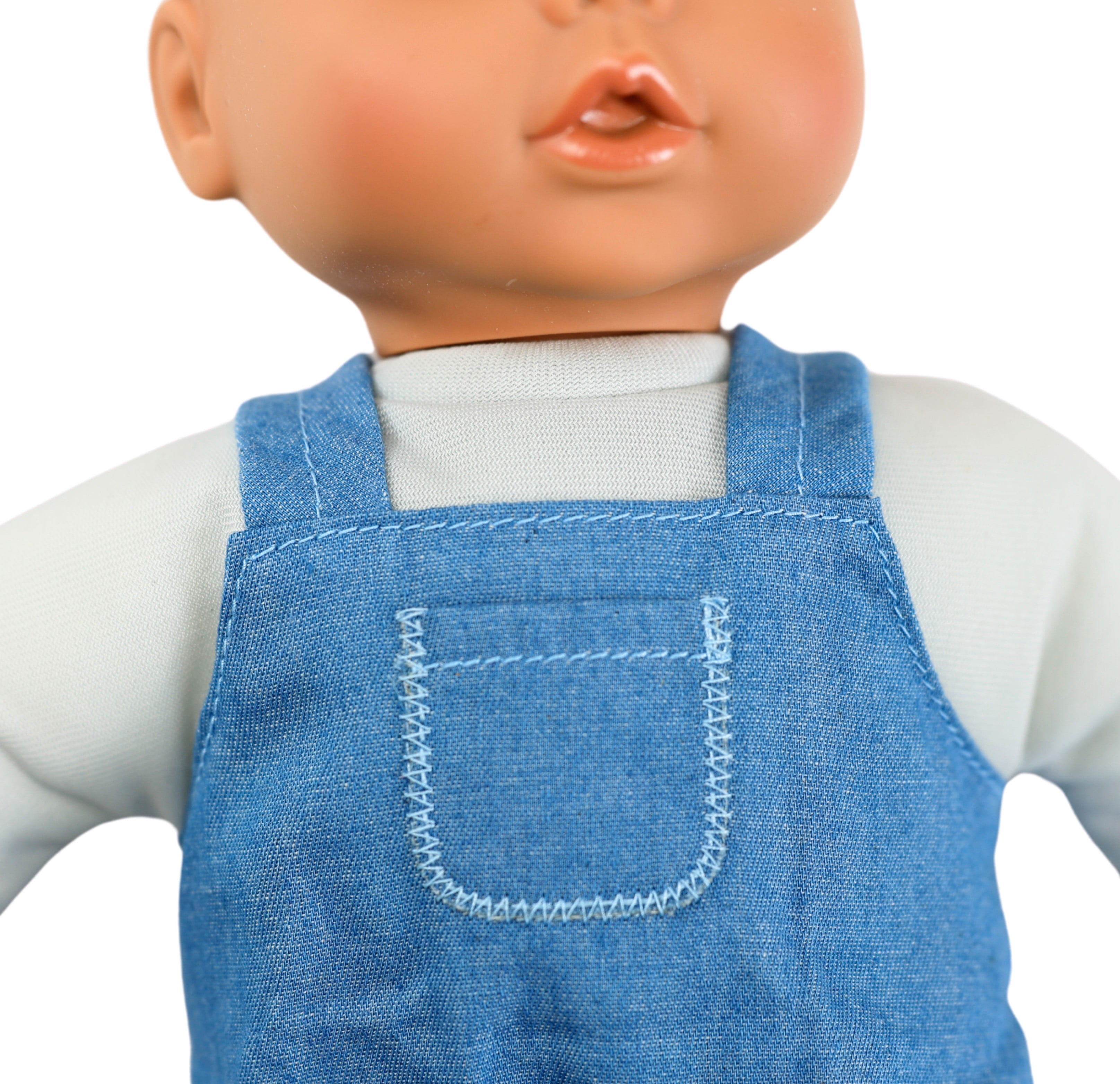 My Sweet Baby – Poupée Bébé Douce 12 pouces, Tenue chambray