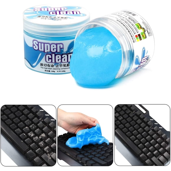 Keyboard Cleaning Super Clean Gel (190g) for Laptops, Computers, Car Vents, Calculators