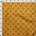 thumbnail image 3 of oneOone Silk Tabby Fabric Floral Block Print Fabric By Yard 42 Inch Wide, 3 of 4