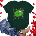 thumbnail image 1 of T-Shirt de la Saint-Patrick pour Femmes, Mode, Imprimé de la Saint-Patrick, Col Rond, Manches Courtes, T-Shirt Décontracté, Haut, T-Shirts de la Saint-Patrick pour Femmes, 1 of 4