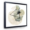 thumbnail image 2 of Designart Abstract Landscape Of Mountains Moon and Tree FLOAT FRAME WALL ART, 2 of 4