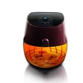 thumbnail image 5 of MegaChef MCAI307 3.5 quart Airfryer and Multi-Cooker, Burgundy - 7 Pre-Programmed Settings, 5 of 5