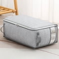 thumbnail image 4 of Stackable Storage Drawers Organizer with Lid for Bedroom Closet Under Bed Bookshelf Use – Non-Woven Fabric Folding Box, 4 of 4