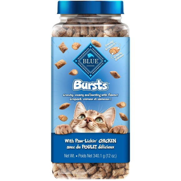 Blue Buffalo Bursts Chicken Flavour Crunchy Dry Treats for Cats