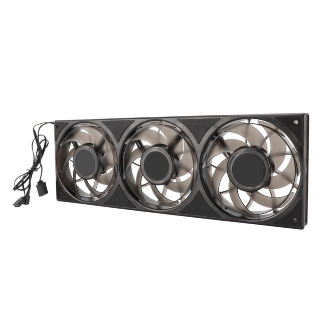 360mm 5V ARGB Computer Case Fan, 360mm Single Frame Fan Unit with 3 X 120mm RGB Fans, PC Cooling Fan Wind Speed Up to 2200RPM for 360 Water Cooling Cooling and Chassis Ducting