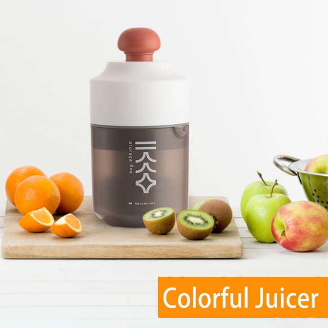 EGNMCR Juicer Juicer Machine Press Manual Mini Juicer | Food Safe Measuring Cup Container | Portable Handheld Juicer Manual Juicer