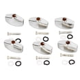 thumbnail image 1 of 6Pcs Metal Stable Universal Tuner Buttons Acoustic Electric Guitar Tuning Peg Knobs For Guitar Replacement Modification, 1 of 8