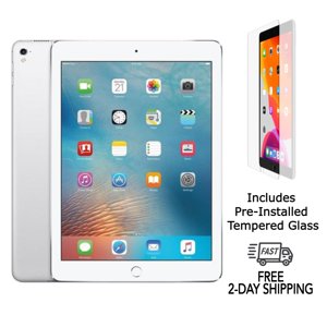 Rénovés Apple iPad 6th Gen A1893 (WiFi) 32GB Argent (grade B) avec verre trempé préimprimé