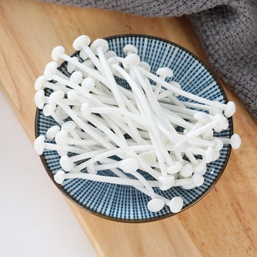 Namzi Realistic Artificial Fake Vegetables Lifelike Decorative plastic Food Set Faux Veggies(Double headed enoki mushroom,100pcs)