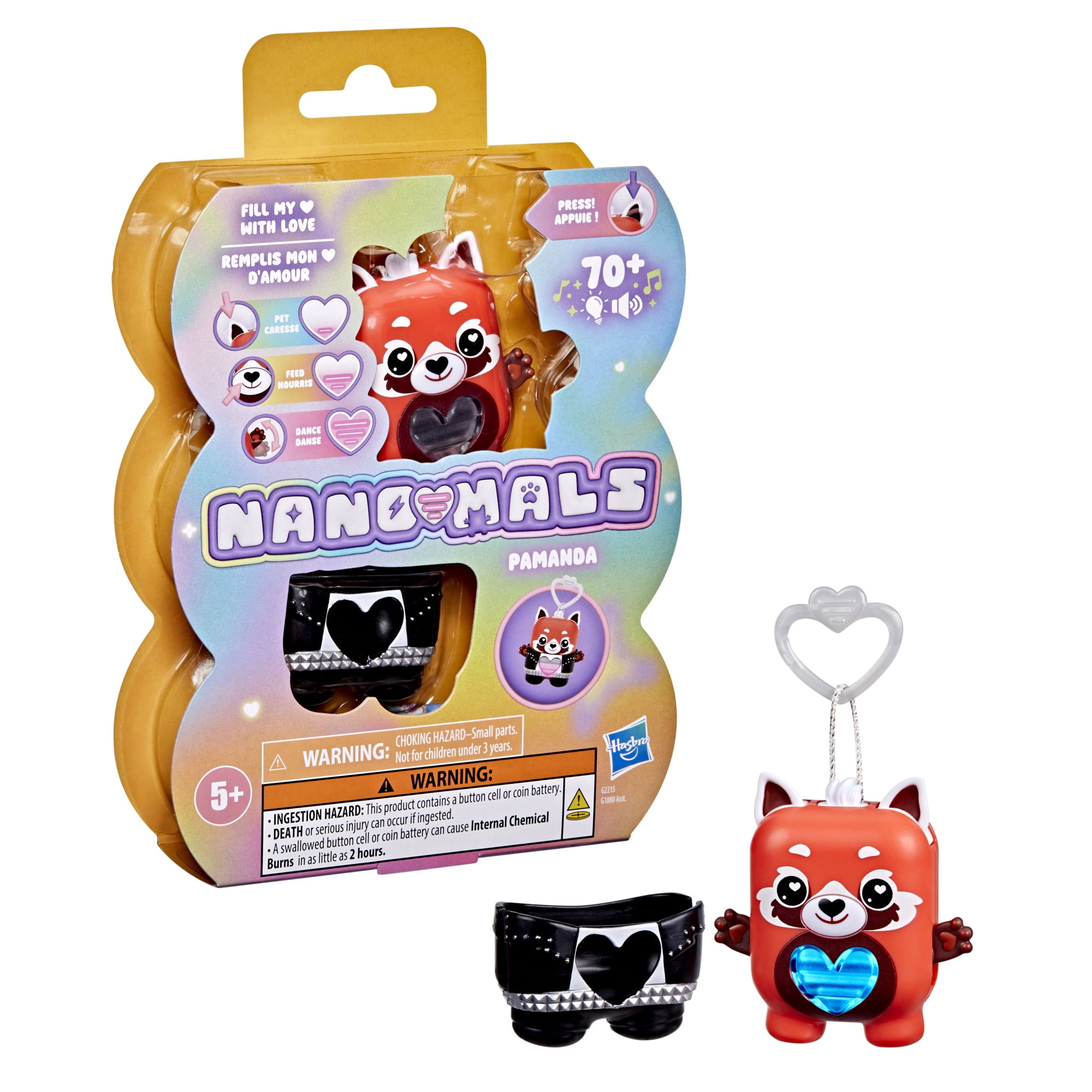 NANO-MALS Pamanda le panda roux, compagnon électronique