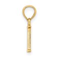 thumbnail image 2 of Diamond2Deal 14K Yellow Gold Block Letter I Initial Pendant for Women, 2 of 6