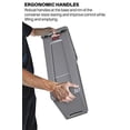 thumbnail image 3 of Rubbermaid Slim Jim Step-On 13G Front Step - Poubelle - Couvercle Rabattable - 13,2 gal - Pédale - Plastique, Résine - Noir, 3 of 5