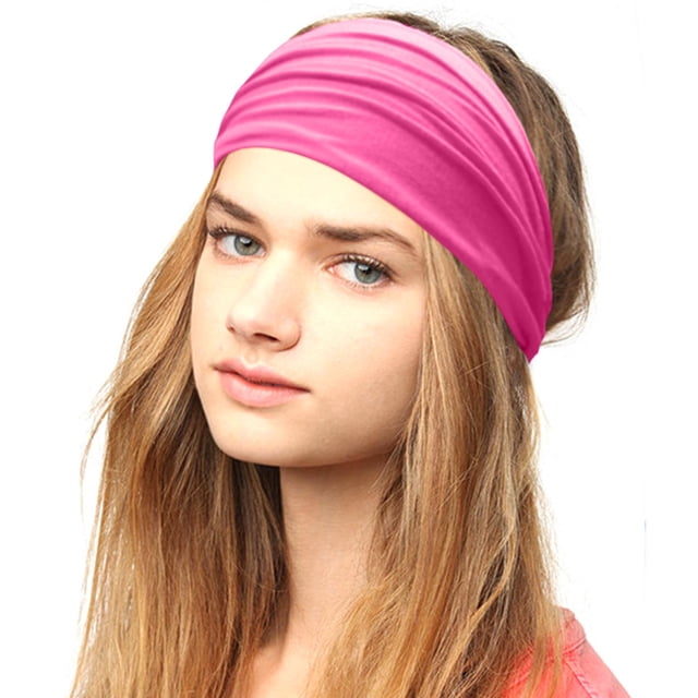 Bandeau Élastique pour Femmes Couleur Unie