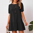 thumbnail image 1 of Gspmoly Robes d'Été pour Femmes 2025, Robe d'Été Ample pour Femmes en Coton et Lin à Col Rond à Manches Courtes, Robes de Mariage pour Femmes Économies d'Été, 1 of 6