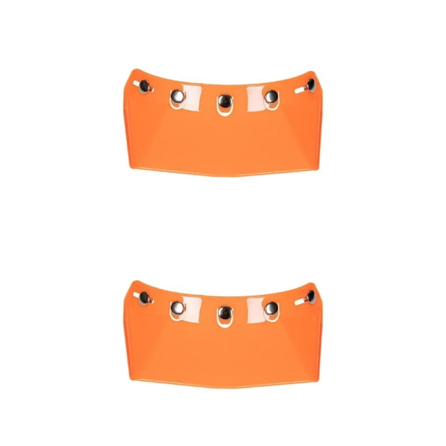 Transemion for Visor Peak 5-Snap Open Face Spare Parts Replaces Orange Type A 2Set