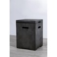 thumbnail image 2 of Living Source International Concrete Fire Pit Propane Tank Cover - Charcoal gray, 2 of 2