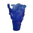 thumbnail image 1 of Siruishop Vase en Forme de Chevaux Multiples Design Créatif pour Table à Manger Salon Manteau Bleu, 1 of 8