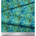 thumbnail image 3 of Soimoi Cotton Duck Fabric Tropical Leaves Print Fabric by Yard 56 Inch Wide, 3 of 5