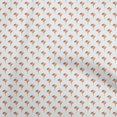 thumbnail image 1 of oneOone Polyester Spandex Orange Fabric Floral Craft Projects Decor Fabric Printed By The Yard 56 Inch Wide, 1 of 5