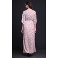 thumbnail image 4 of Bimba Robe Maxi à Imprimé Floral en Rayonne avec Fente Latérale, Taille Smockée, TTTG, 4 of 6