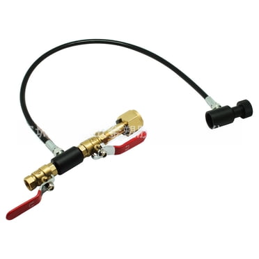 CO2 Refill Adapter Hose for Sodastream Soda Makers - Large to Small Bottle Filling Pipe, W21.8-14*0.47 Connection, Easy Installation, Durable & Portable Design for Home/Outdoor Carbonation Needs