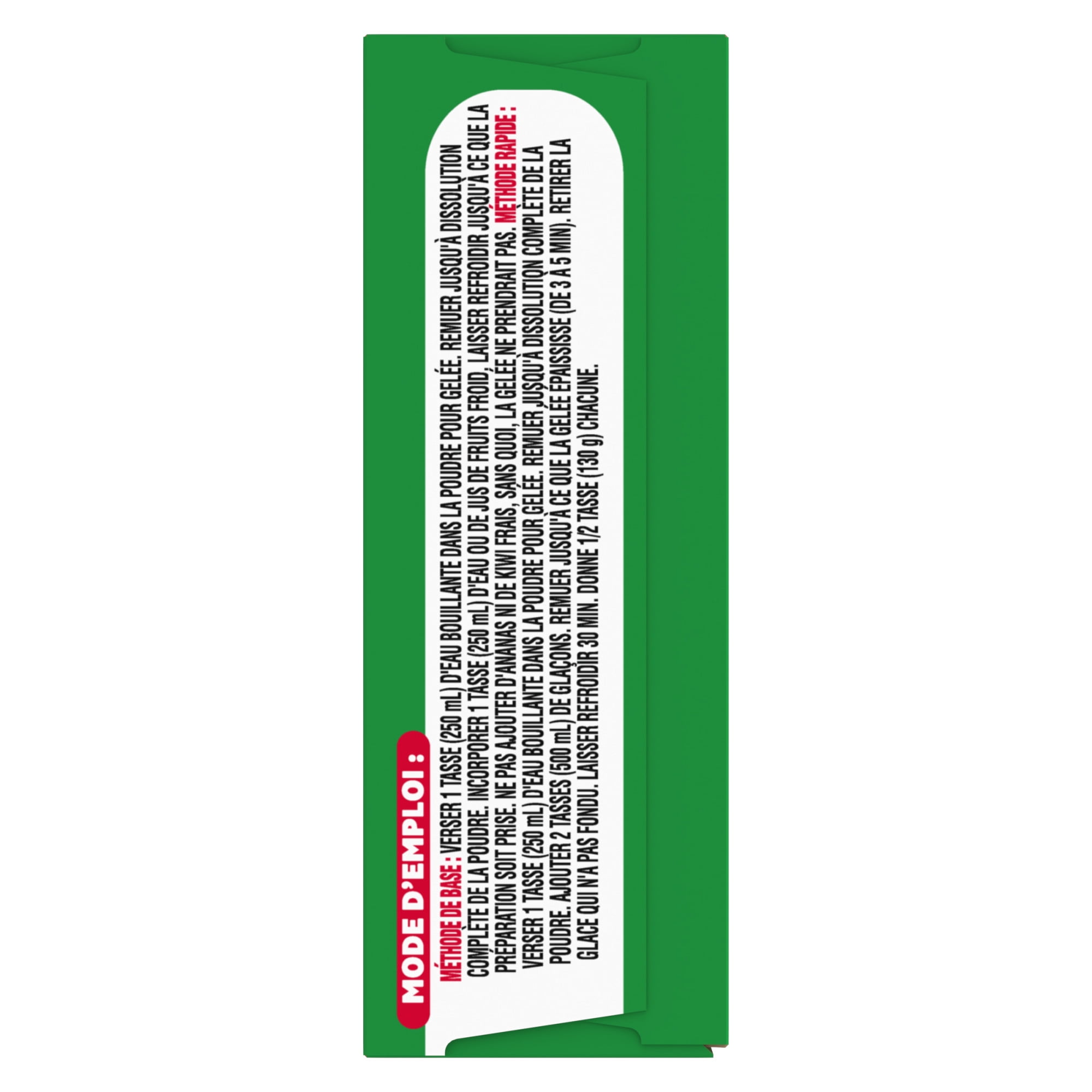 Mélange De Poudre Pour Gelée Lime, Boîte
